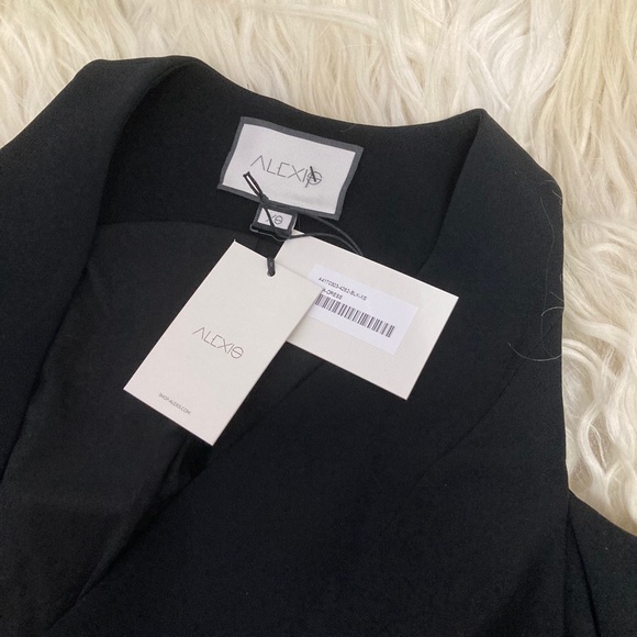 ALEXIS Tyra V-Neck Cold-Shoulder Crepe Dress - Picture 7 of 12